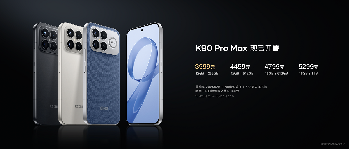 REDMI K90ϵзܵ飬¶ȫ